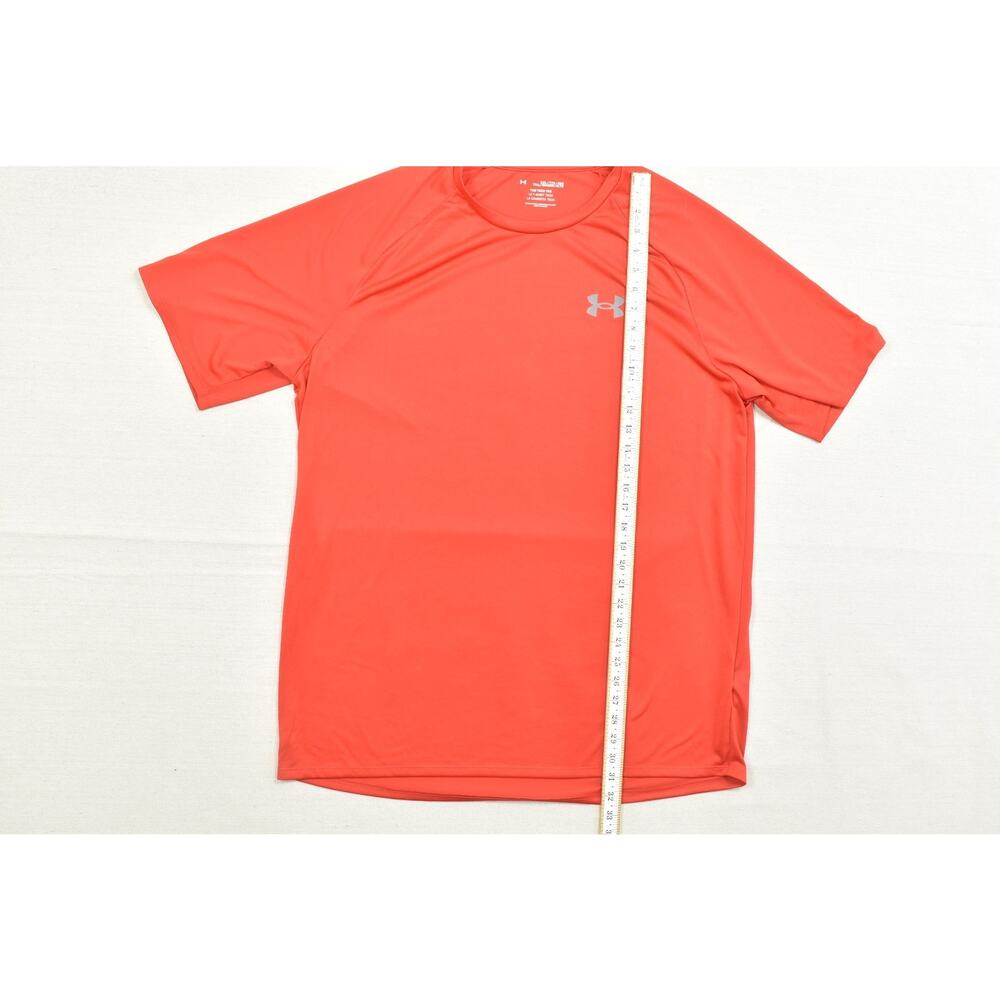 Under Armour Men's Red The Tech Tee Regular Size XXL Stretch Work - Picture 3 of 8